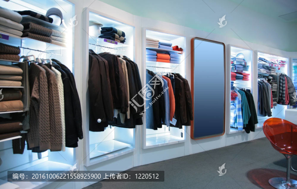 商店上的衣服