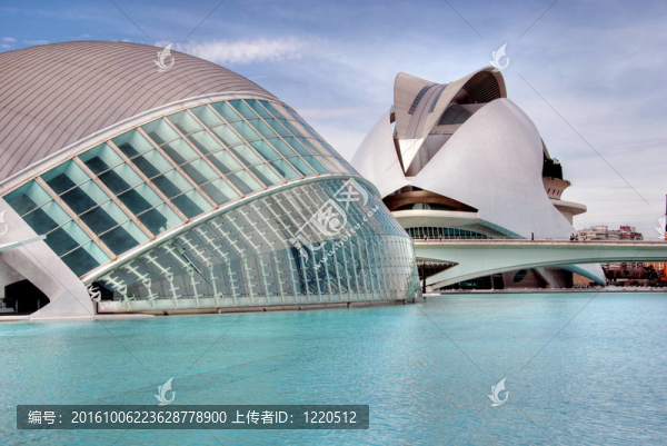 Ciudad,de,las,Artes,y,las,Ciencias；瓦倫西亞；西班牙；2007三月