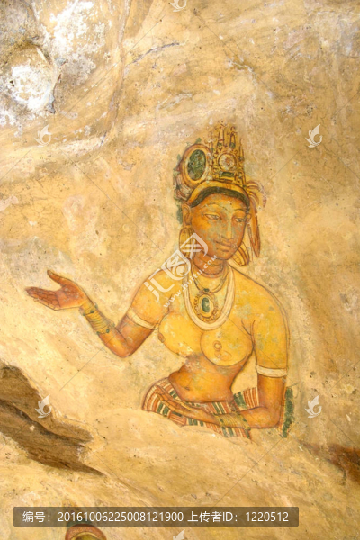 Sigiriya,Fresco；斯里蘭卡