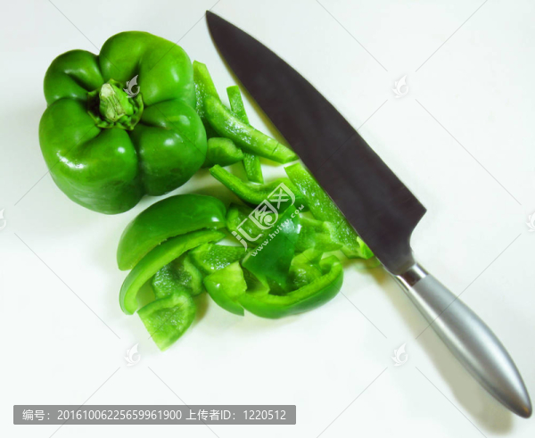 刀切Green,Bell,Pepper