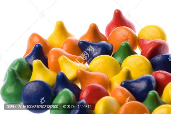 五顏六色的巧克力糖果