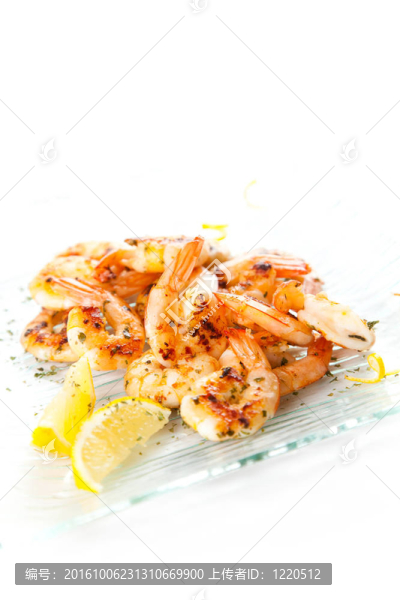 美味烤蝦沙拉