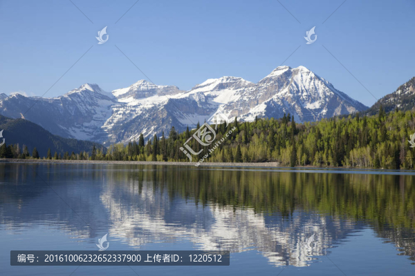 山上的湖