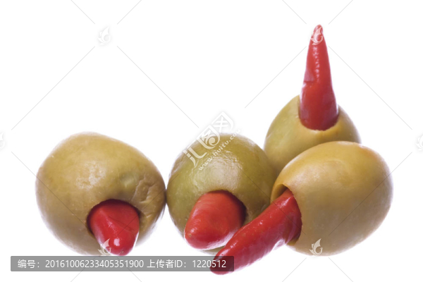 泡菜辣椒橄欖分離