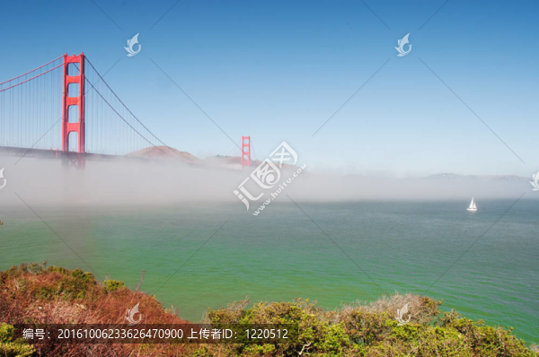 金門大橋；三藩；加利福尼亞；美國