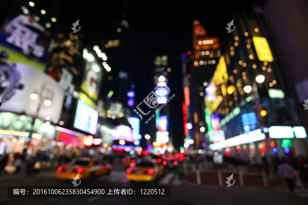 夜晚的時(shí)代廣場(chǎng)