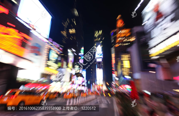 夜晚的時代廣場