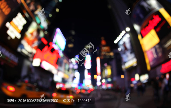 夜晚的時代廣場