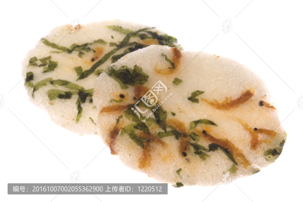 日本海藻和蝦餅干