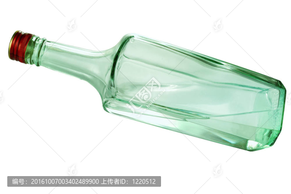 一個(gè)酒杯水晶玻璃瓶