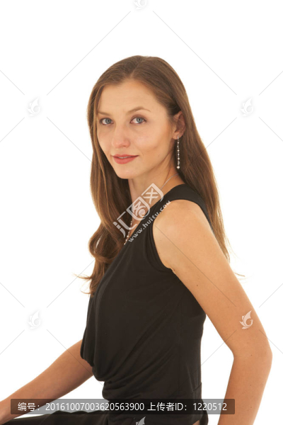 漂亮的白人女商人
