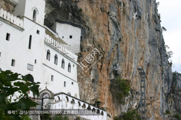 奧斯特洛黑山的東正教修道院；
