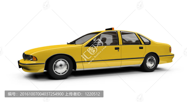 黃色的出租車在同時(shí)分離
