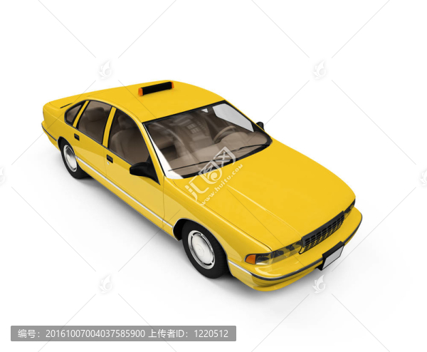 黃色的出租車在同時(shí)分離