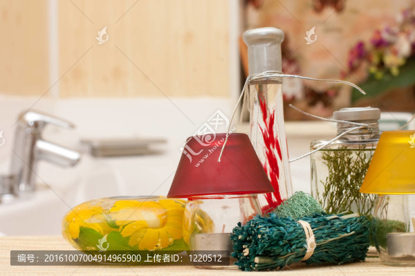 分類水療配件；蠟燭；海綿