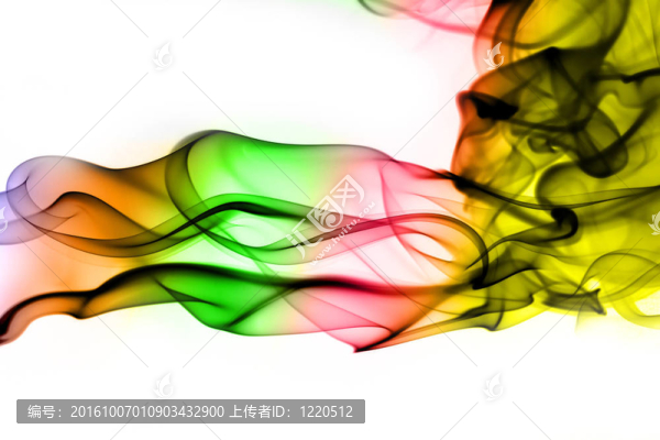彩色煙霧