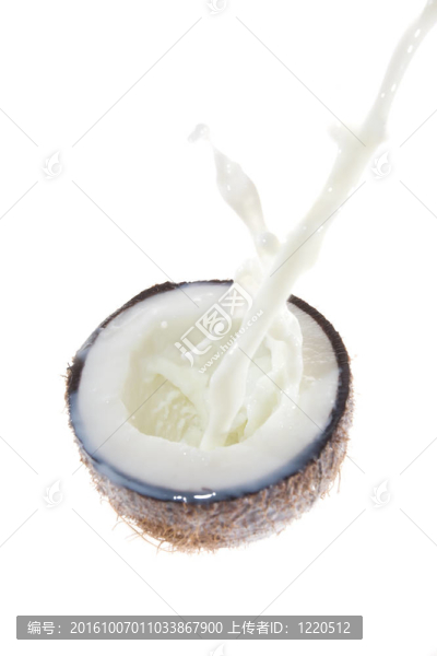 椰子椰奶飛濺