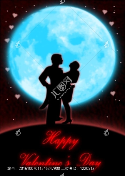藍(lán)色月光下的Valentine,Dance