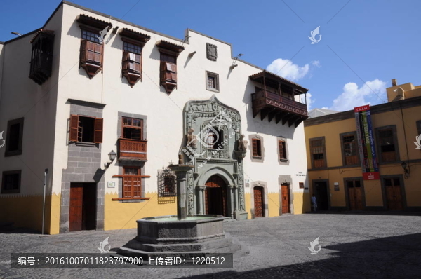 Casa,de結腸大加那利島拉斯帕爾馬斯；西班牙