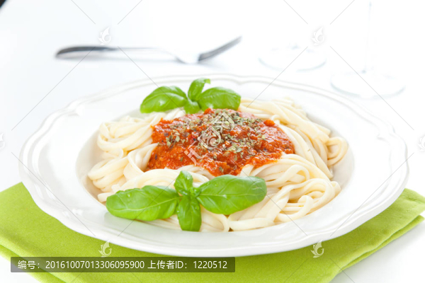 自制的肉醬面