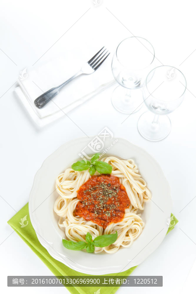自制的肉醬面
