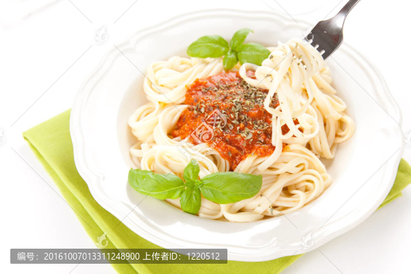 自制的肉醬面