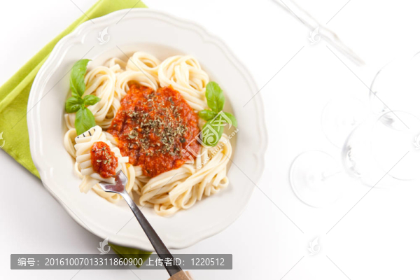 自制的肉醬面