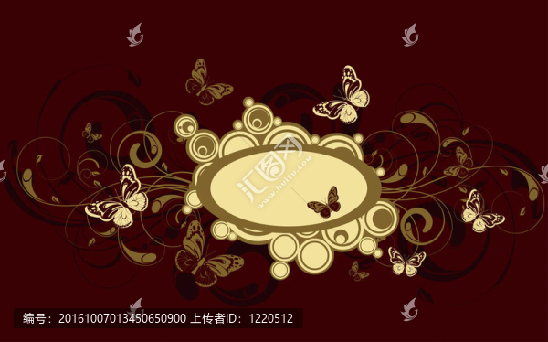 蝴蝶花旗幟。