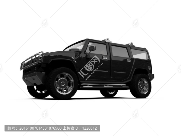 孤立大吉普車觀