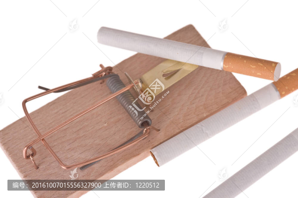 香煙在捕鼠器