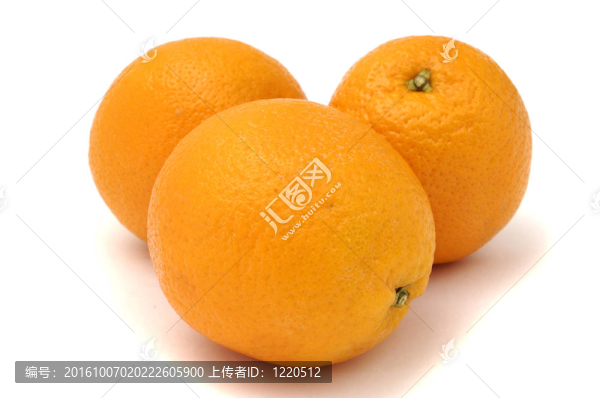 三個桔子比白色