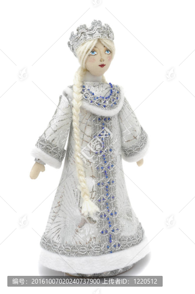 手工制作的木偶snowmaiden