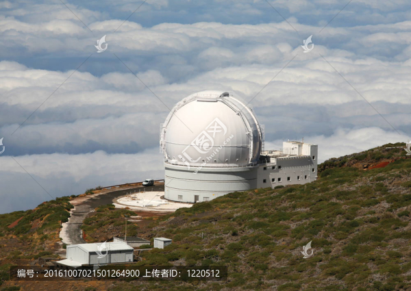 Roque,de,los,Muchachos天文臺在拉帕爾馬（西班牙加那利維爾京群島）