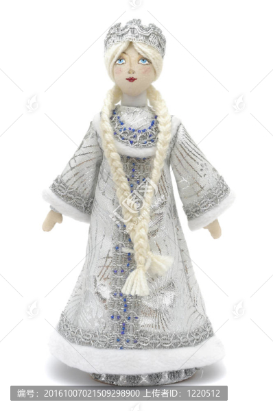 手工制作的木偶snowmaiden