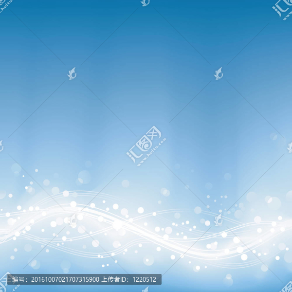 淡藍色的散焦燈；燈點