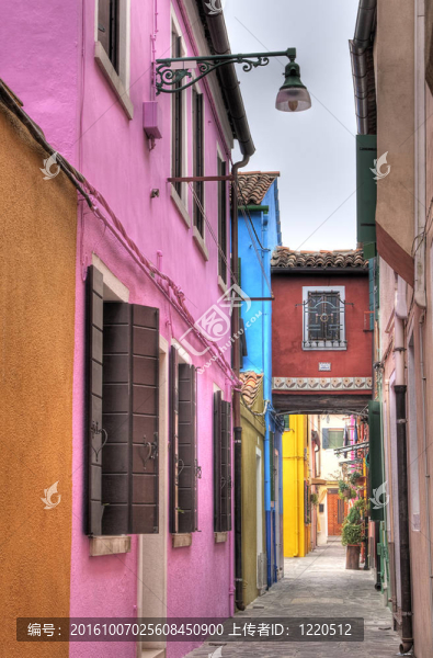 Burano,alley。