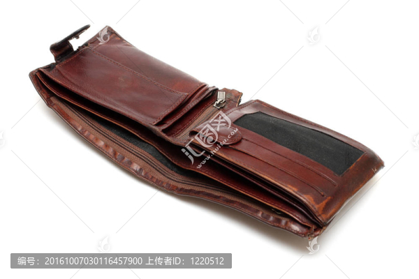 破舊的空錢(qián)包