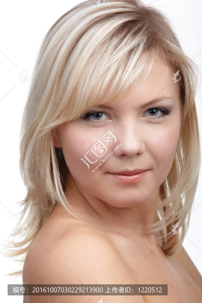 金發(fā)女孩特寫