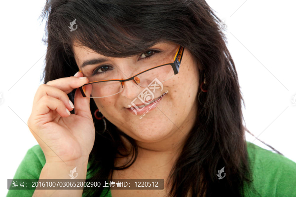 女人肖像分離