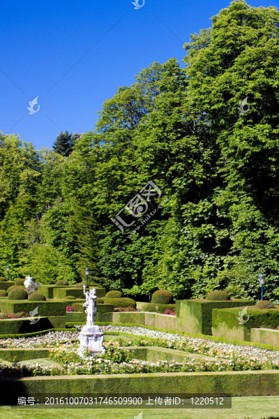 La,Granja,de,San,ildefonsos花園；Segovia,Province；卡斯蒂