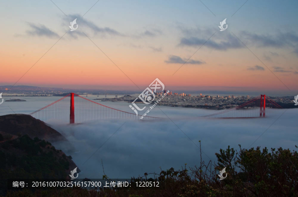 金門大橋；三藩；加利福尼亞；美國(guó)