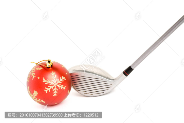 高爾夫球俱樂(lè)部和圣誕球
