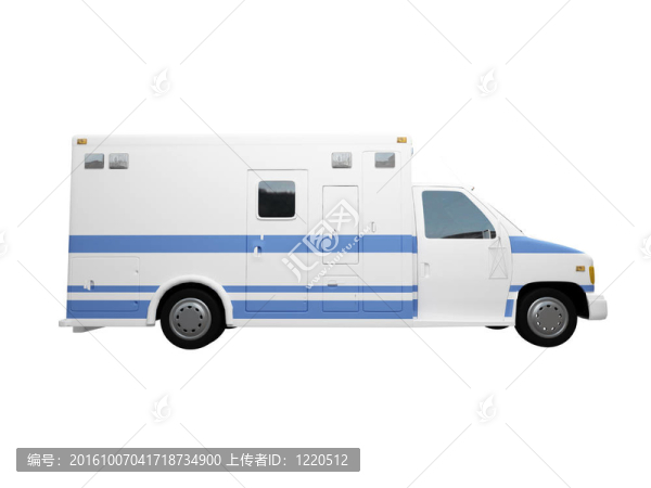 ambulanceus隔離側(cè)視圖