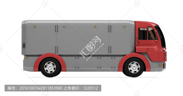 未來(lái)貨物卡車(chē)概念隔離視圖