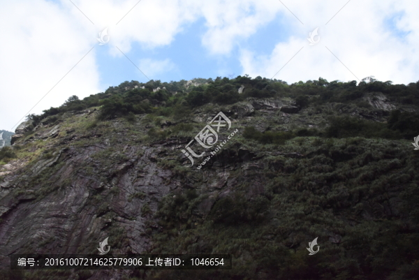 廬山,山崖