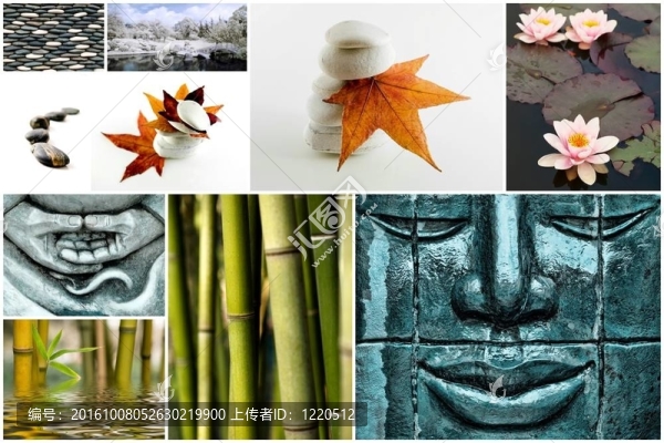 禪般的圖片拼貼