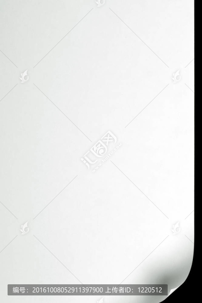 具有卷曲的紙頁