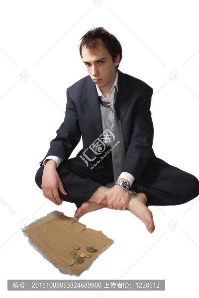 年輕的商人做了多余的乞求，得到了一些改變