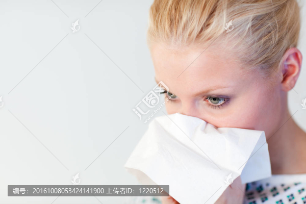 患流感的病人