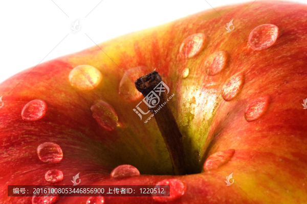 蘋(píng)果特寫(xiě)水滴